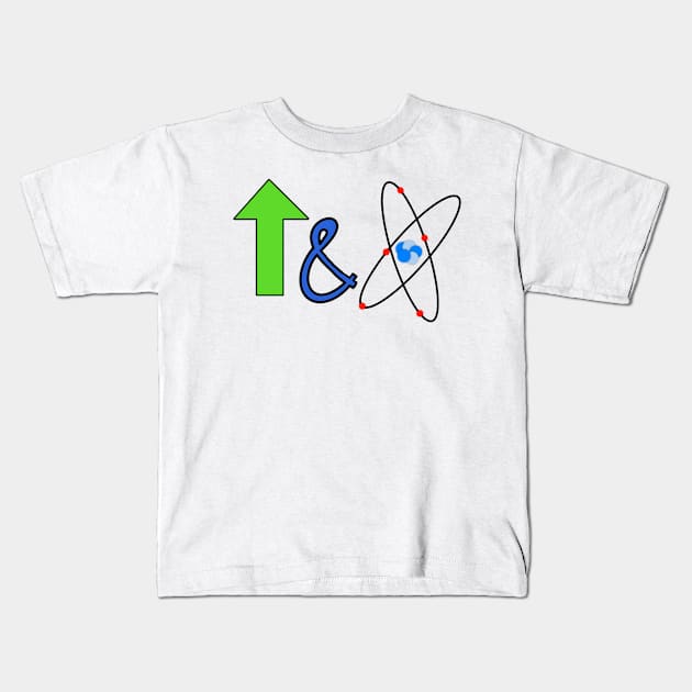 Up and Atom Kids T-Shirt by antluzzi